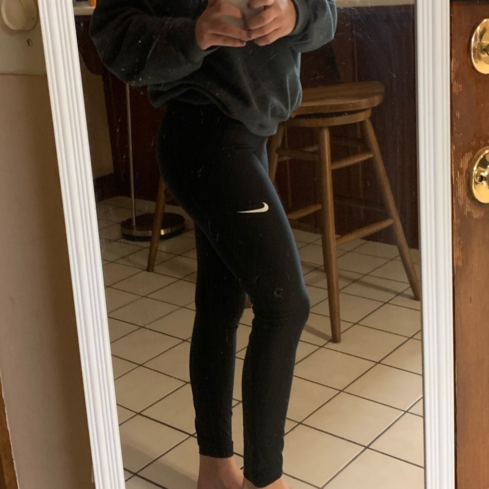 Nike black leggings (medium)